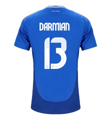 Italien Matteo Darmian #13 Replika Hjemmebanetrøje EM 2024 Kortærmet